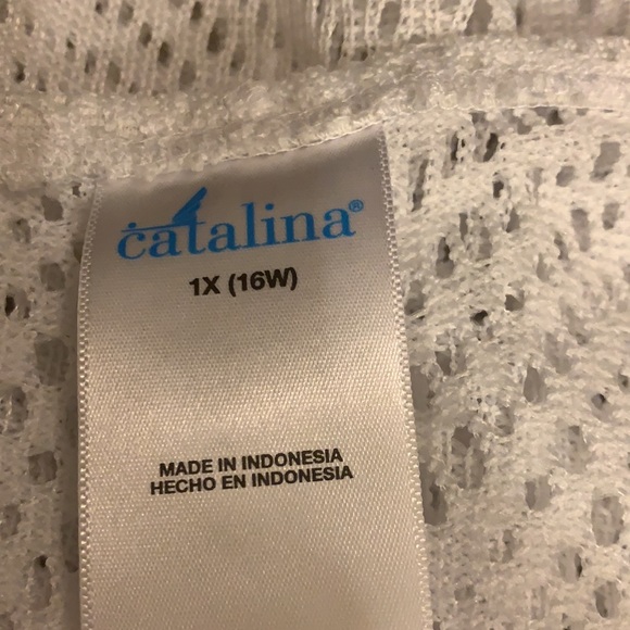 White Net Swimsuit Coverup - Picture 6 of 6